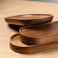 Oval Wooden Tray: The Serene Workspace | Woody&