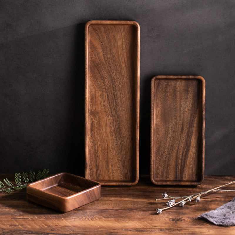 Wooden Storage Tray: The Monolithic Counter Basin | Woody's Rituals 1