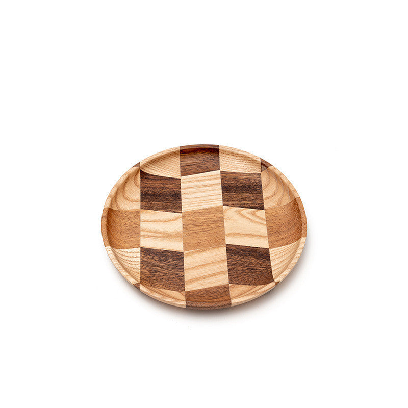 Round Wooden Cake Stand & Serving Board - Natural & Elegant Display