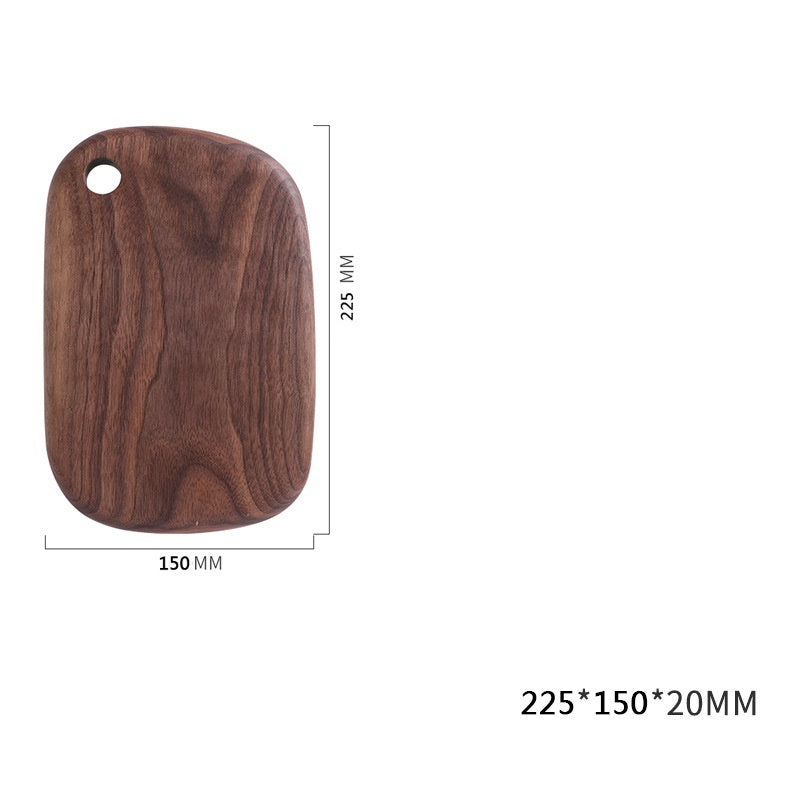 Black Walnut Pizza Tray - Round Serving Board for Pizza & More