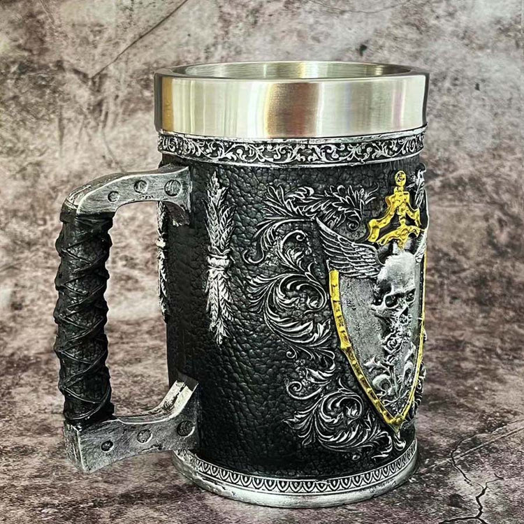 Medieval Beer Steins Retro - Stainless Steel by Woody Kitchenware