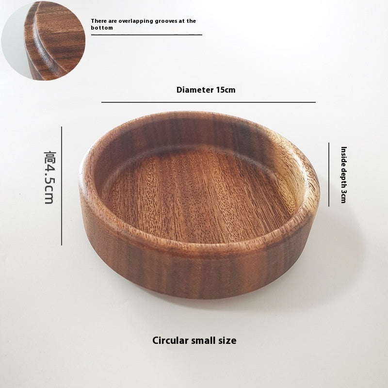 Wooden Storage Tray: The Monolithic Counter Basin | Woody's Rituals 14