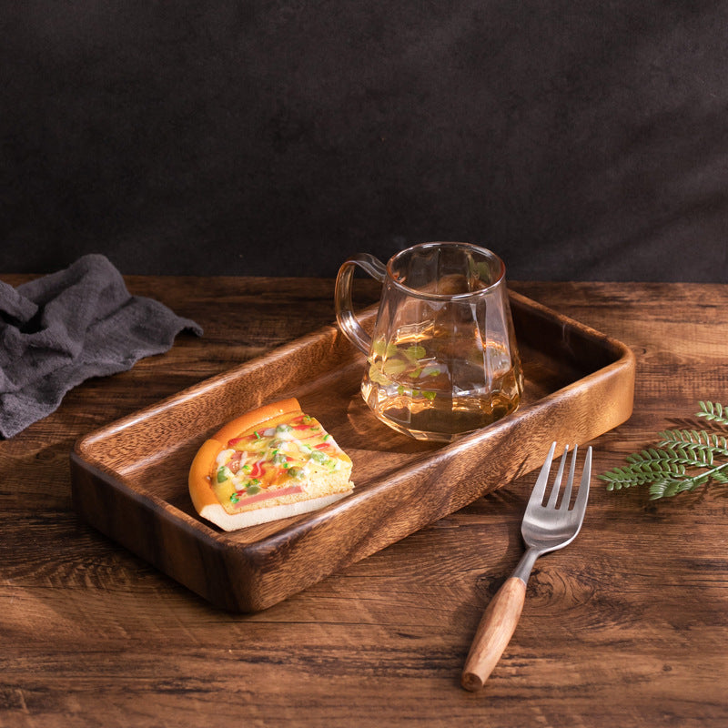 Wooden Storage Tray: The Monolithic Counter Basin | Woody's Rituals 3