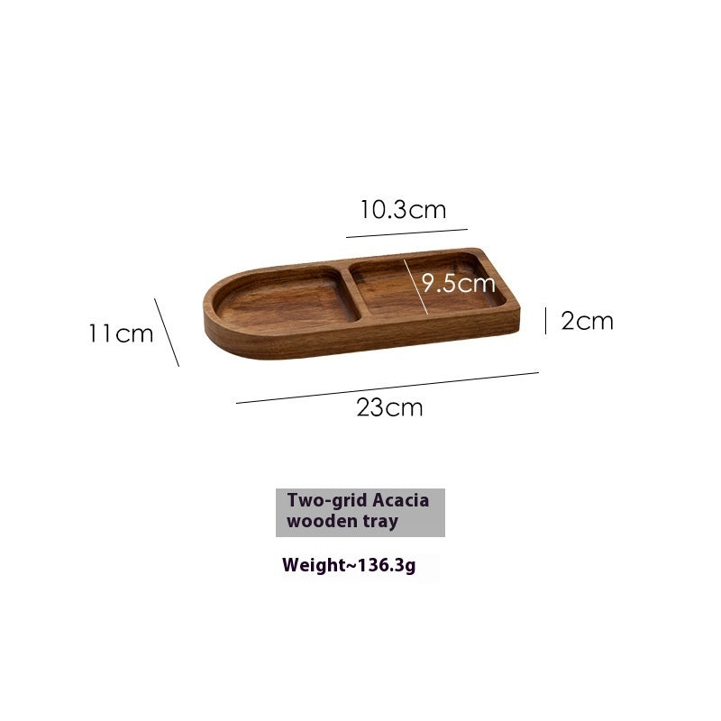 Wood product natural paulownia wood tray with distressed look