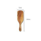 Acacia Long-Handled Spatula Set – Premium Wooden Mixing & Cooking Utensils