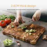 Acacia Mangium Thick Cutting Board – Durable & Stylish Kitchen Essential