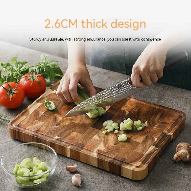 Acacia Mangium Thick Cutting Board – Durable & Stylish Kitchen Essential