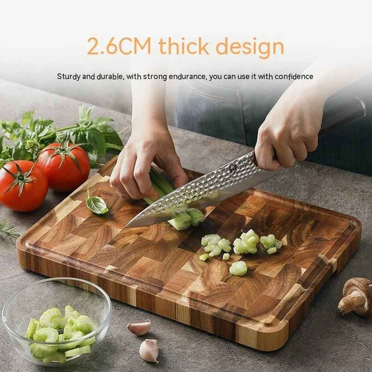 Acacia Mangium Thick Cutting Board – Durable & Stylish Kitchen Essential
