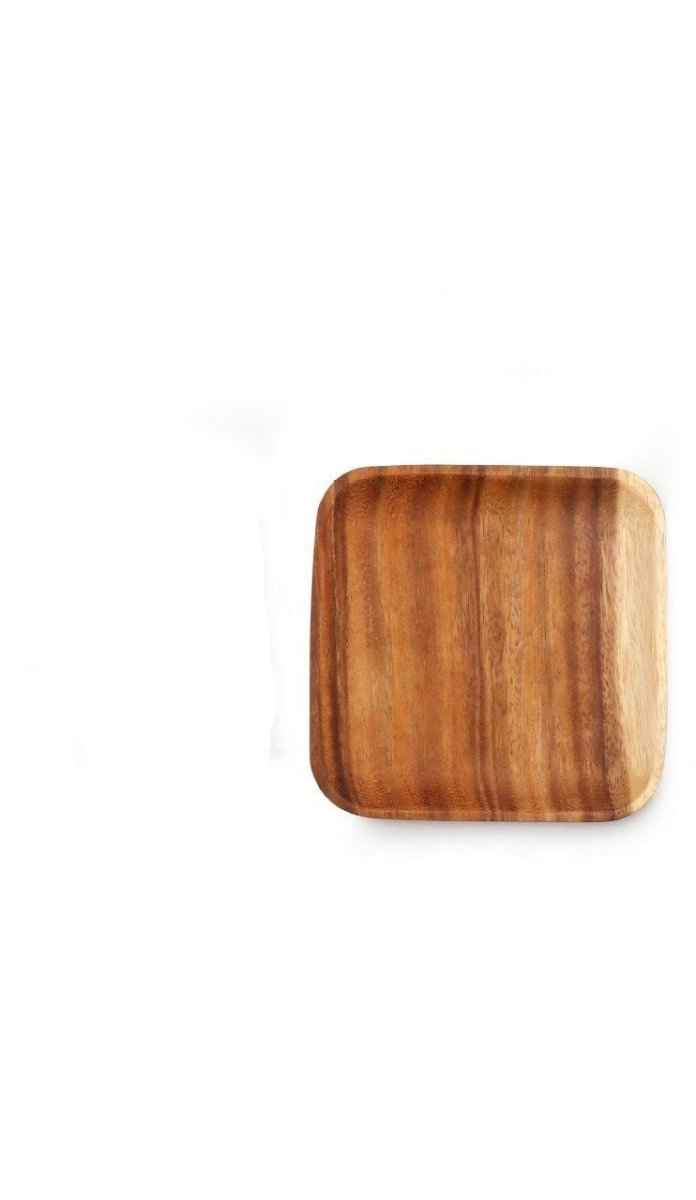 Acacia Rectangular Wooden Plate – Elevate Your Dining Experience