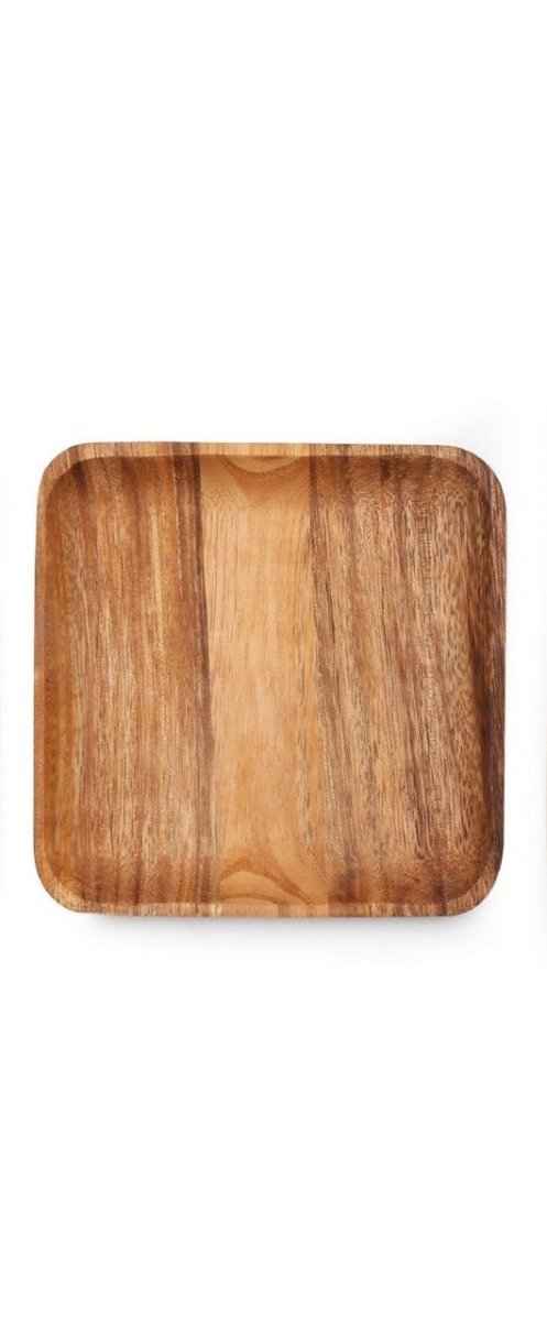 Acacia Rectangular Wooden Plate – Elevate Your Dining Experience