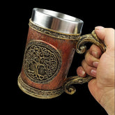 Fashion Personality World Tree Mug - Premium Wood by Woody Kitchenware