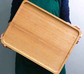 Bamboo Wooden Tray Dinner Plate Tray Wooden Tray Rectangular Household