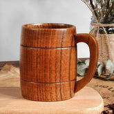 🍺 Beer Wooden Mug – Sip in Style with a Rustic Touch