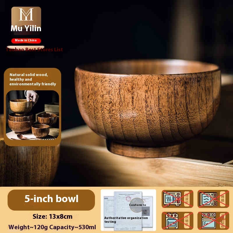 Household Wooden Wild Jujube - Premium Wood by Woody Kitchenware
