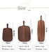 Black Walnut Bread & Pizza Board – Rustic Serving Platter