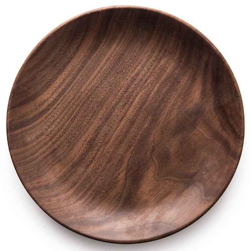 Black Walnut Round Breakfast Tray – Elevate Your Morning Ritual