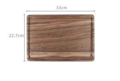 Black Walnut Wood Cutting Board – Creative Whole Tray for Kitchen