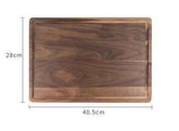 Black Walnut Wood Cutting Board – Creative Whole Tray for Kitchen