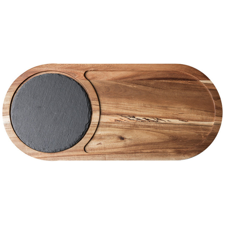 Rectangular Sushi Pastry Dessert Tray - Premium Wood by Woody Kitchenware