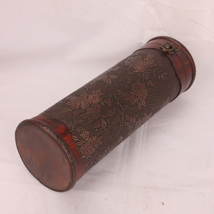 Wooden Wine Box: The Vintage Cylinder | Woody&