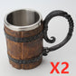 Double Beer Mug - Stainless Steel by Woody Kitchenware