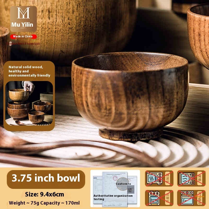 Household Wooden Wild Jujube - Premium Wood by Woody Kitchenware