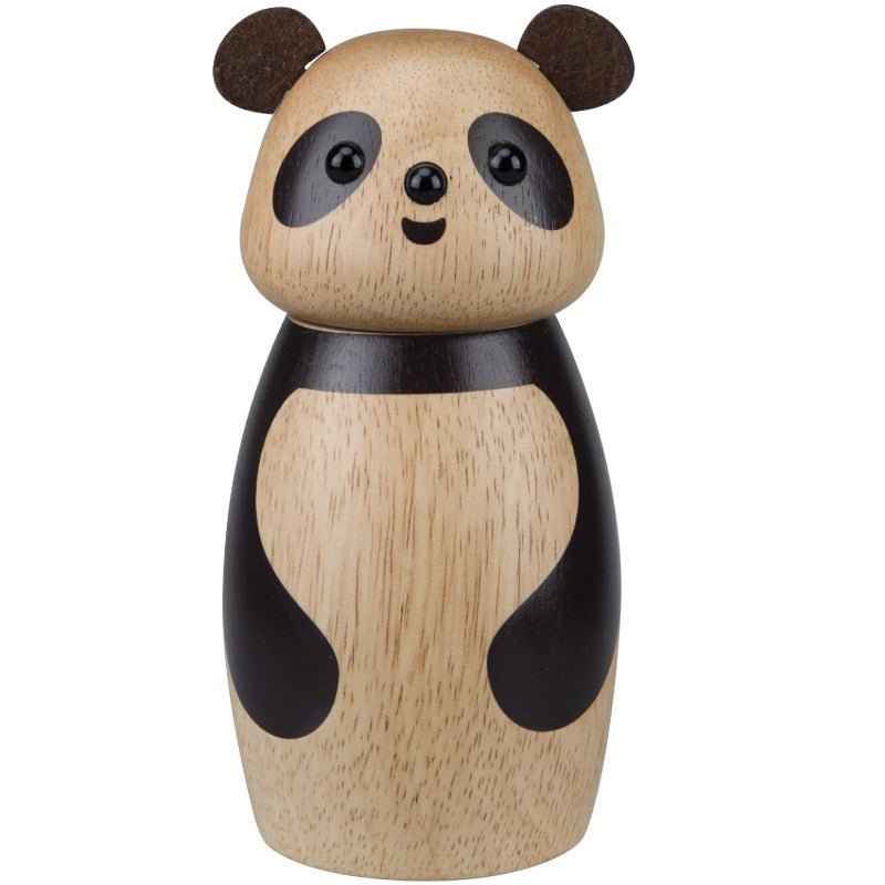 Charming Wooden Seasoning Grinder – Ceramic Core, Eco-Friendly Finish, Cute Animal Designs