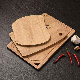 Bamboo Board Set - Wooden Cutting Board: Classification Bamboo Cutting Board – Smart Organization For Your Kitchen - 20x19cm - Image 1