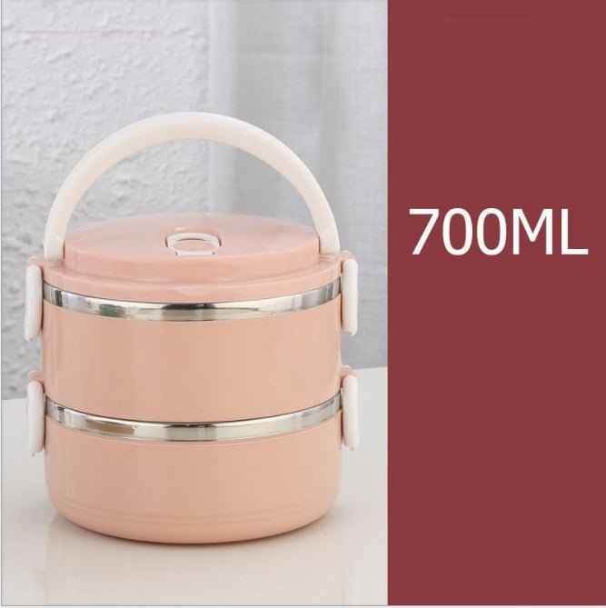 Cute Japanese-Inspired Stainless Steel Lunch Box for Kids – Portable & Leak-Proof