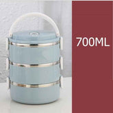 Cute Japanese-Inspired Stainless Steel Lunch Box for Kids – Portable & Leak-Proof