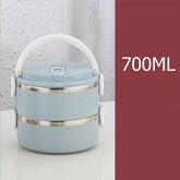Cute Japanese-Inspired Stainless Steel Lunch Box for Kids – Portable & Leak-Proof