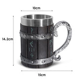 Fashion Personality Beer Mug - Resin & Steel by Woody Kitchenware