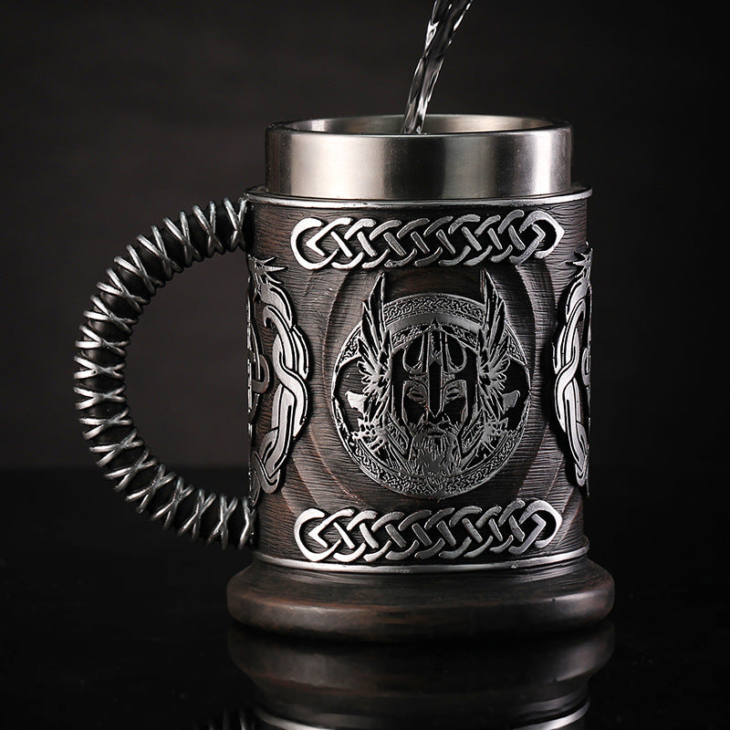 Minimalist Creative Home Beer Mug - Premium Wood by Woody Kitchenware