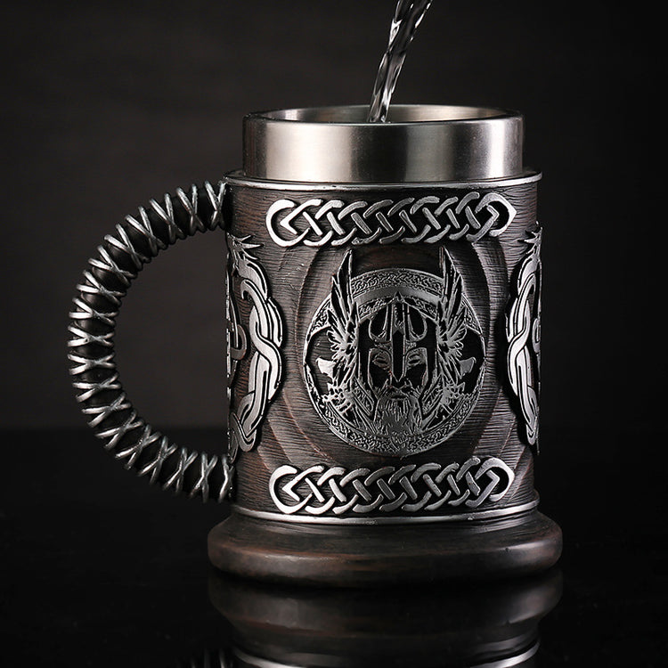 Minimalist Creative Home Beer Mug - Premium Wood by Woody Kitchenware