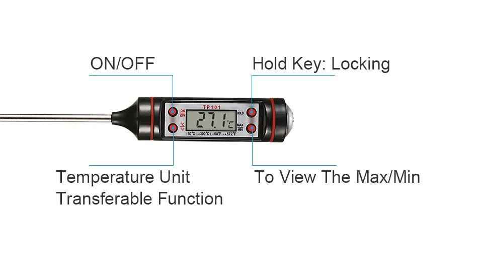 Digital Cooking Thermometer – Precision Temperature Measurement for Perfect Cooking