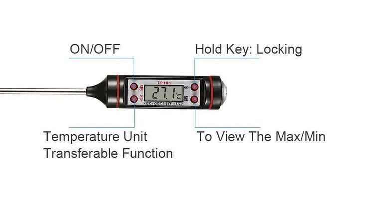Digital Cooking Thermometer – Precision Temperature Measurement for Perfect Cooking