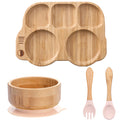 Wooden Feeding Bowls For - Premium Wood by Woody Kitchenware