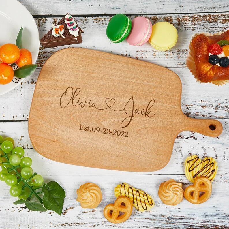 Personalized Custom Chopping Board - Unique Engraved Kitchen Gift