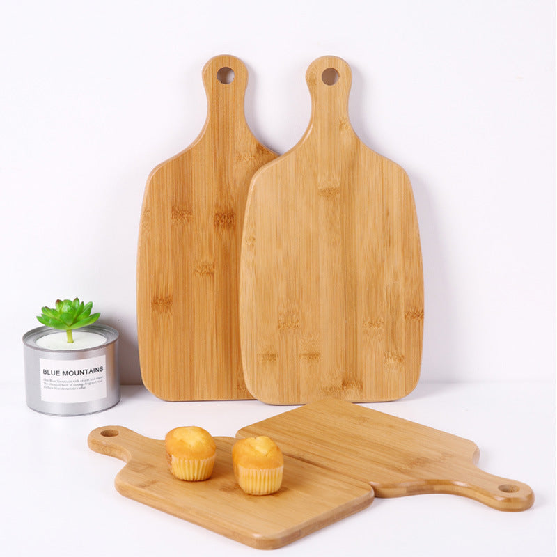 Wooden Cutting Board with Handle - Easy Hanging & Storage