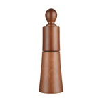 Solid Wood Pepper Grinder Ceramic Core: Premium Solid Wood Pepper And Salt Pepper Grinder - Adjustable Ceramic Core Mill