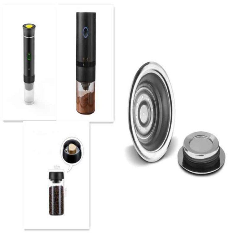 ☕ Electric Grinder Coffee Travel Handy 3-in-1 Espresso Portable Coffee Maker – Brew Anywhere, Anytime