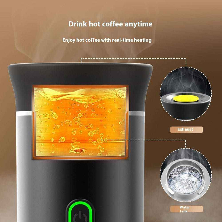 ☕ Electric Grinder Coffee Travel Handy 3-in-1 Espresso Portable Coffee Maker – Brew Anywhere, Anytime