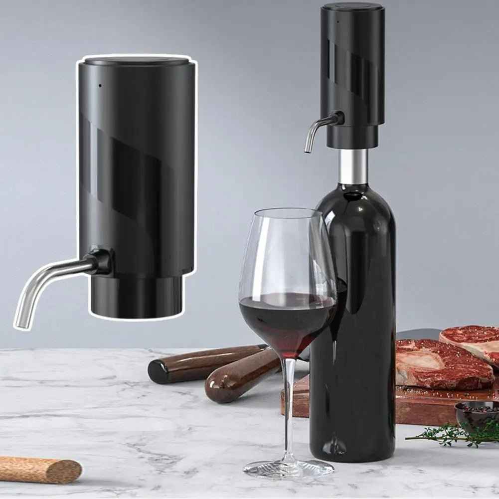 Electric Wine Aerator & Decanter Pump Dispenser – One-Touch Wine Aeration for Effortless Enjoyment