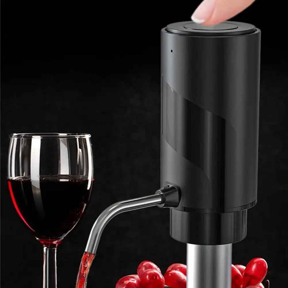 Electric Wine Aerator & Decanter Pump Dispenser – One-Touch Wine Aeration for Effortless Enjoyment