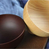 Elegant Japanese Jujube Wood Bowl – Perfect for Rice, Soup & Snacks