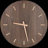 Elegant Nordic Minimalist Wooden Wall Clock – Silent, Round Design for Living Room & Office Decor
