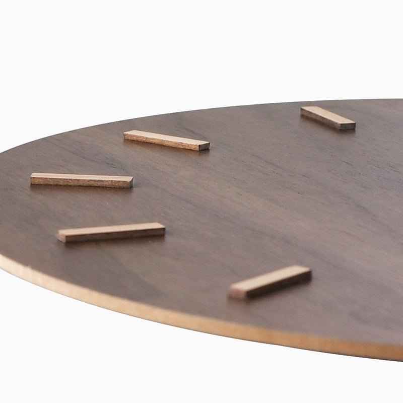 Elegant Nordic Minimalist Wooden Wall Clock – Silent, Round Design for Living Room & Office Decor