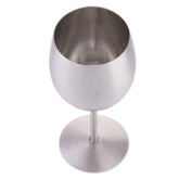 Stainless Steel Wine Glass Elegant Durable Goblet