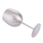Stainless Steel Wine Glass Elegant Durable Goblet