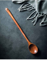 Extra-Long Wooden Cooking Spoon – Ideal for Deep Pots & Stirring
